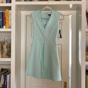 French Connection NWT mint flare dress Size 0